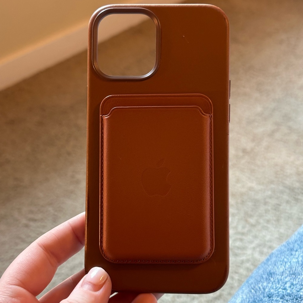 iPhone 12 leather case and wallet